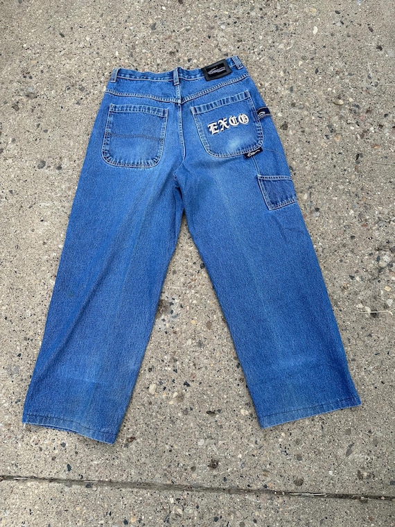 brushed wide jeans | OHOTORO