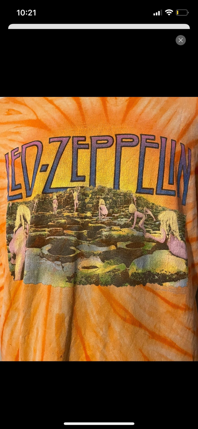 Vintage Led Zeppelin Shirt Tie Dye House of Holy Etsy