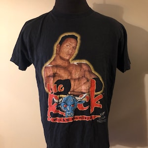Vintage WWF WWE Rocky Maivia Shirt The Rock 90s