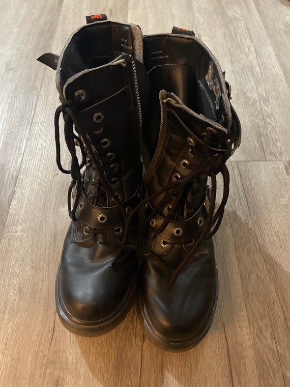 Demonia Boots Bolt 250 Punk Emo Goth Grail - image 3
