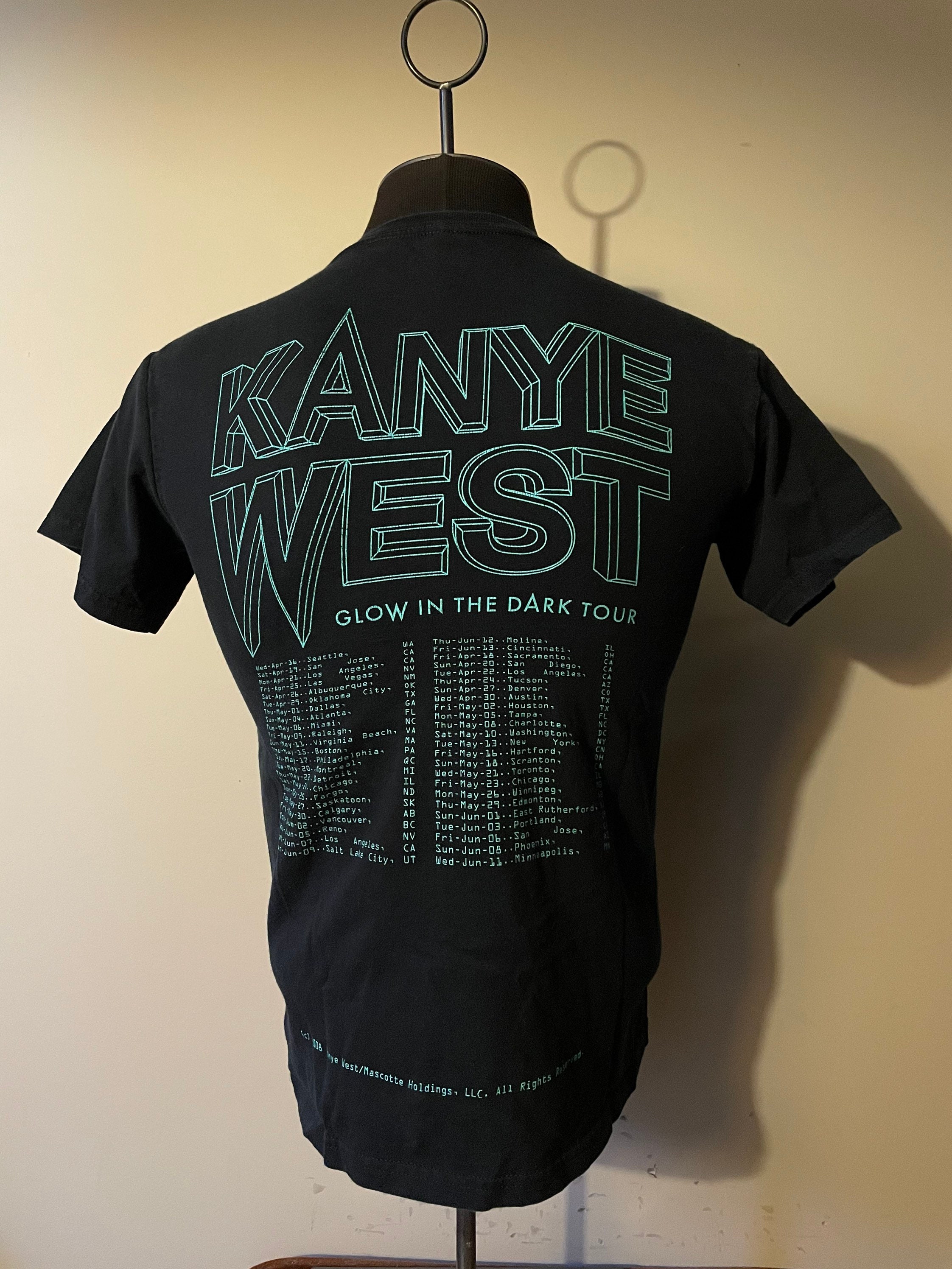 Kanye West Glow in the Dark Tour Shirt Rap Tee Grail Jeen Yuhs - Etsy