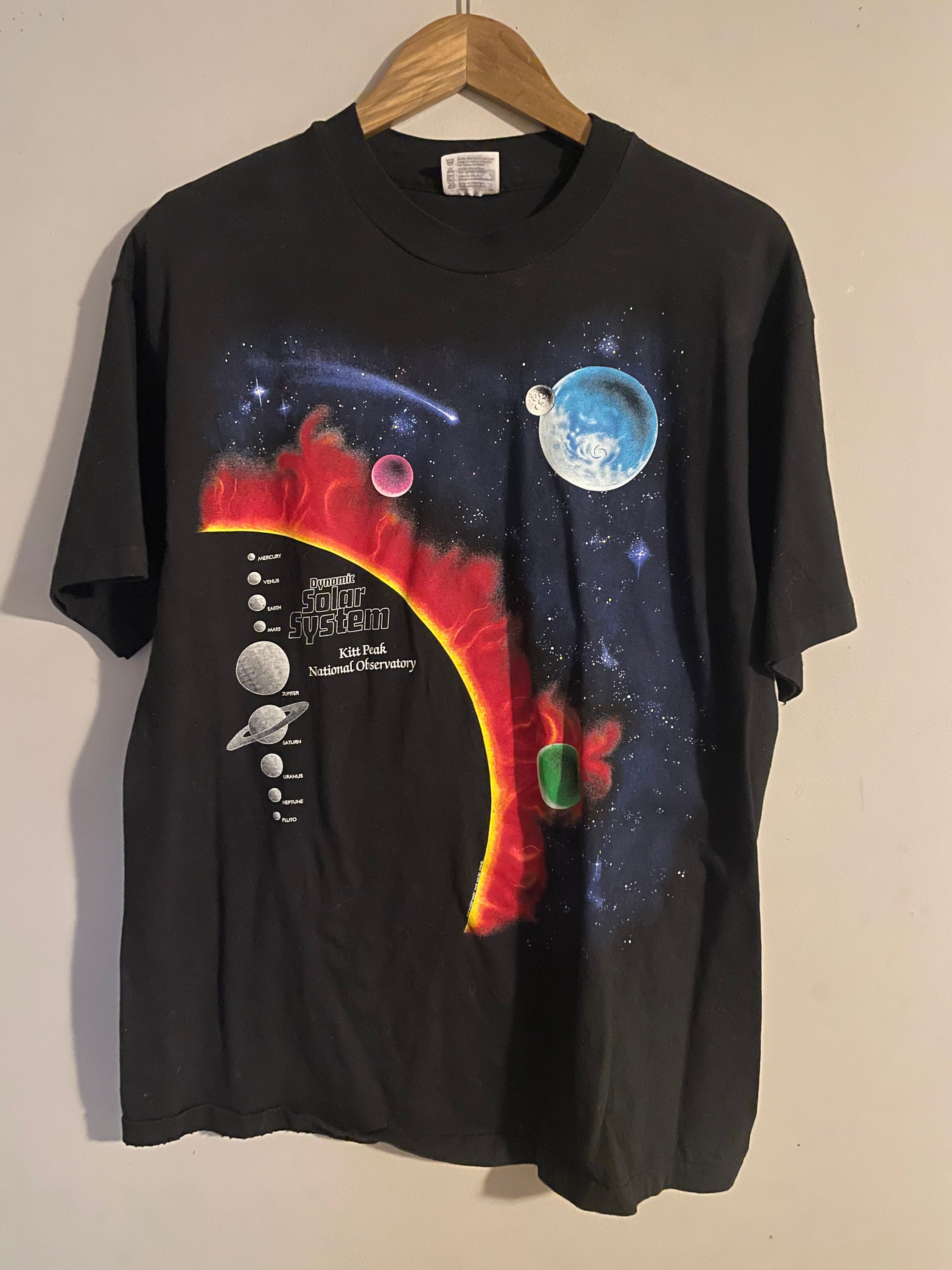 ヴィンテージ キットピーク天文台 シャツ 惑星太陽系Tシャツ 90年代 