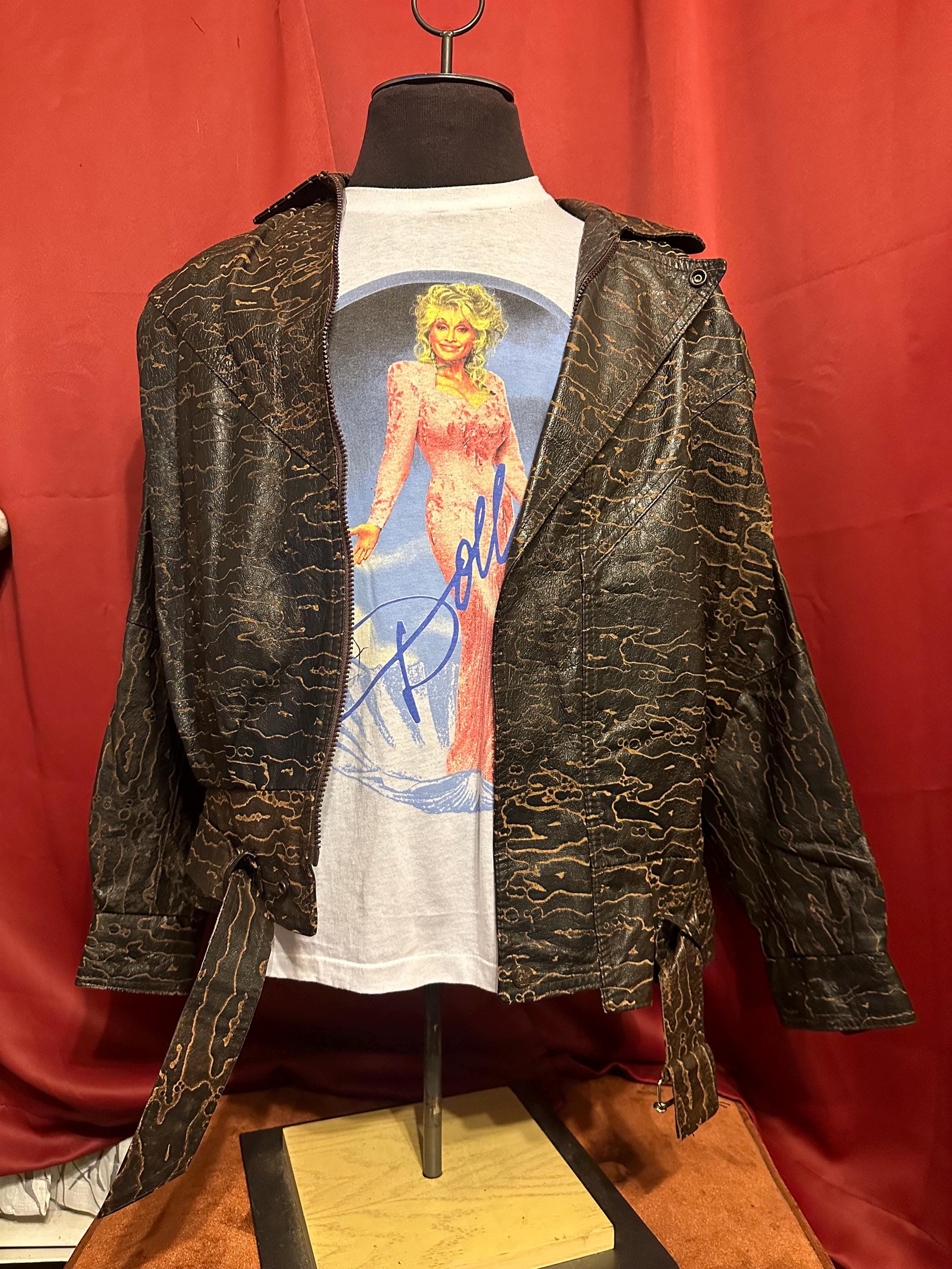 King ranch leather jacket best sale