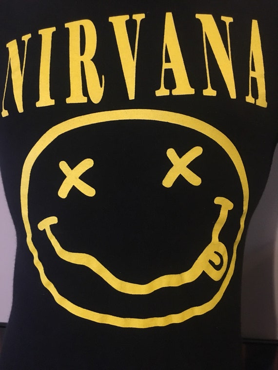 nirvana smiley face shirt