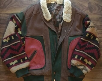 Vintage 90s Retro 80s Oldschool Leather 