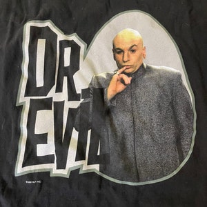 Vintage Austin Powers Shirt Dr. Evil 90s Movie Promo Grail