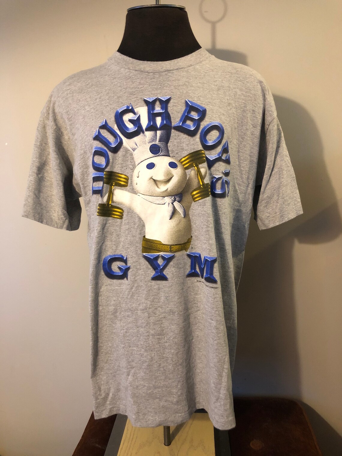 Vintage Pillsbury Doughboy Shirt Worlds Gym Parody Etsy