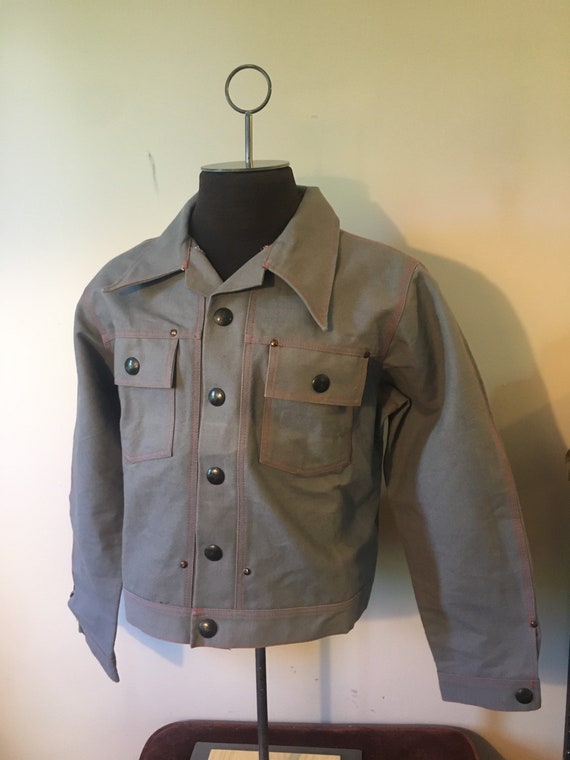 Vintage Pipe Liner Denim Jacket Workwear