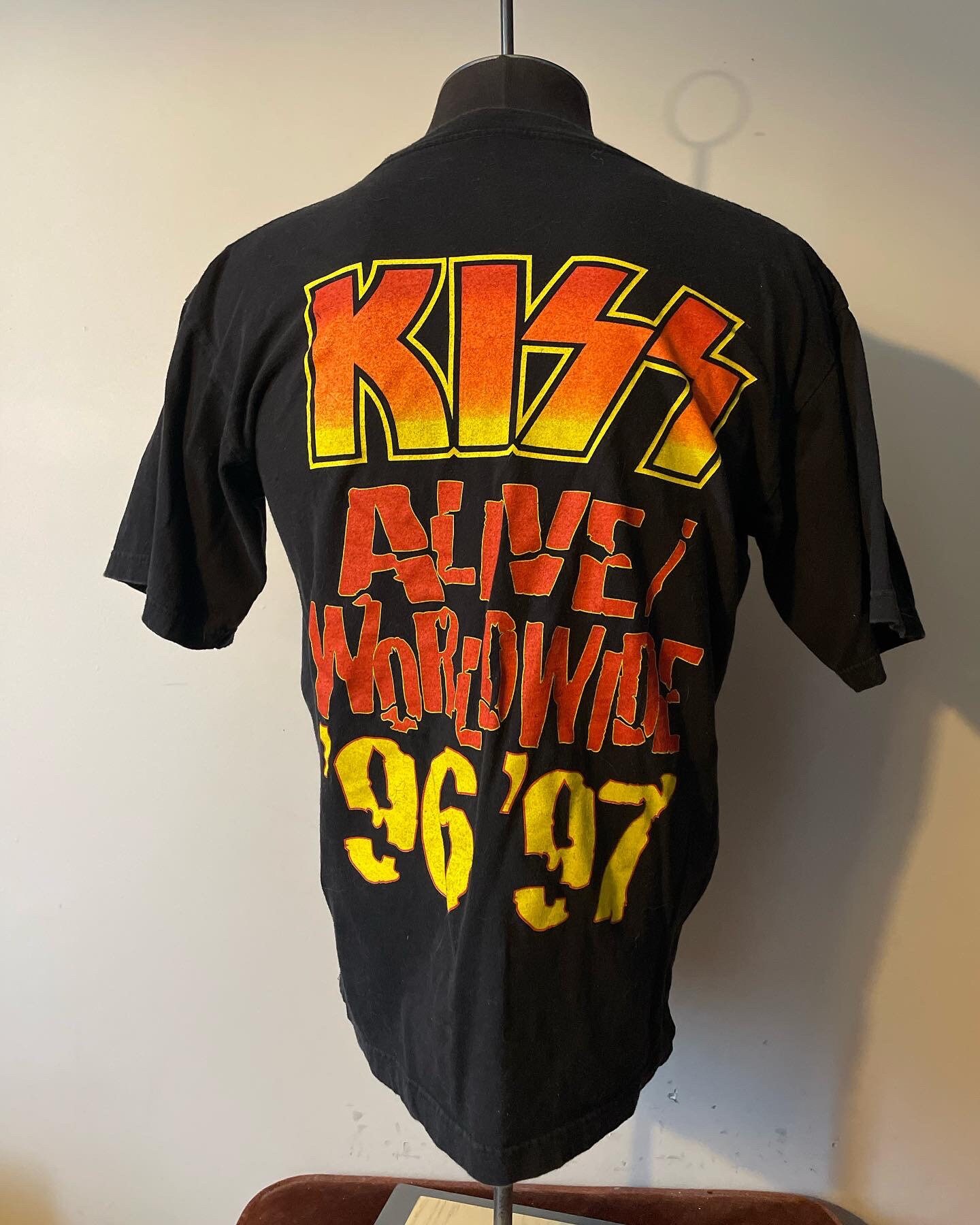 Vintage KISS Shirt Alive Concert Tour 90s Band Tee Grail - Etsy Vintage KISS Shirt Alive Concert Tour 90s Band Tee Grail - Etsy