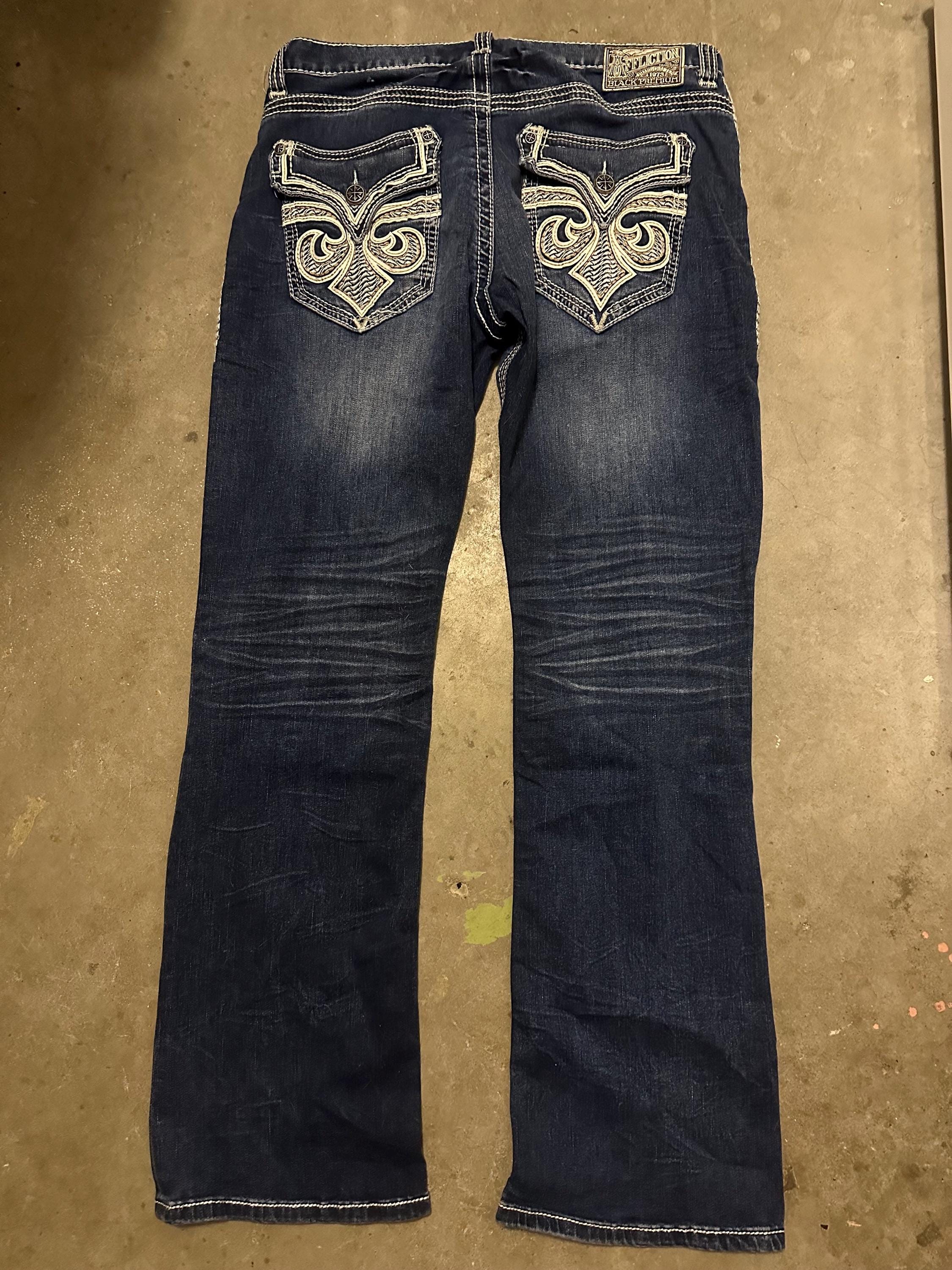 AFFLICTION BLAKE ストレートデニム グランジy2kパンク Affliction Men's Jeans for sale | eBay
