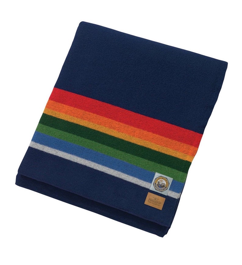 Crater Lake National Park Pendleton Blanket 100 Wool Limited Release Series Boho Chic Home