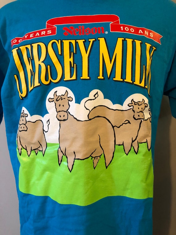 Vintage Jersey Milk Chocolate Bar Shirt Neilson Gem