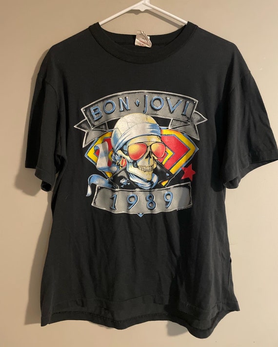 Vintage Bon Jovi Shirt 1989 Tour Glam Metal Grail 80s 90s