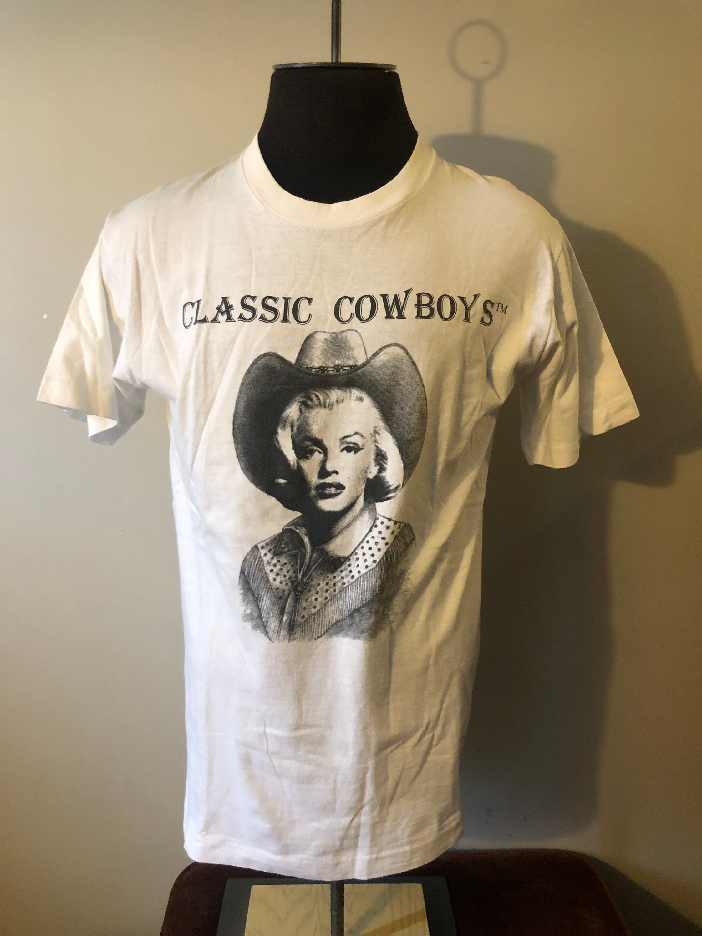 Vintage Marilyn Monroe Shirt Classic Cowboys Single Stitch - Etsy 