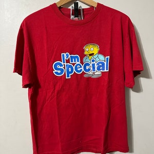Maglietta vintage Ralph Wiggum I'm Special The Simpsons Y2K Streetwear