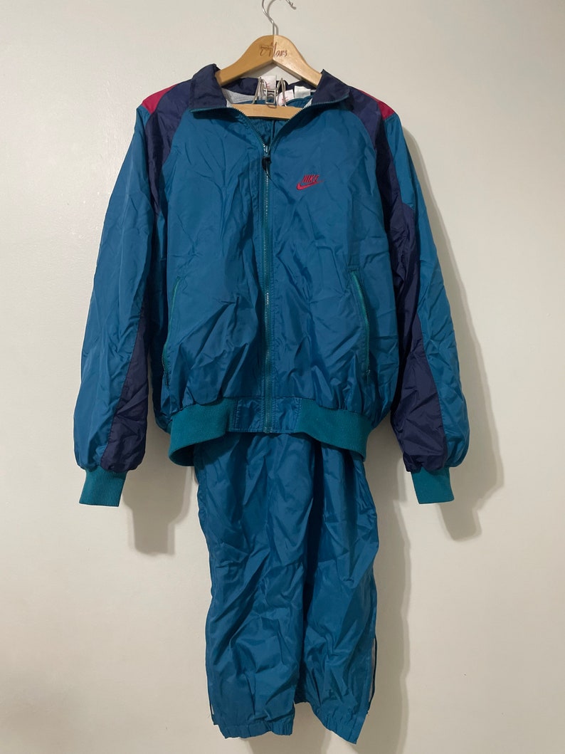 Vintage Nike Windbreaker Track Suit 90s Grail - Etsy