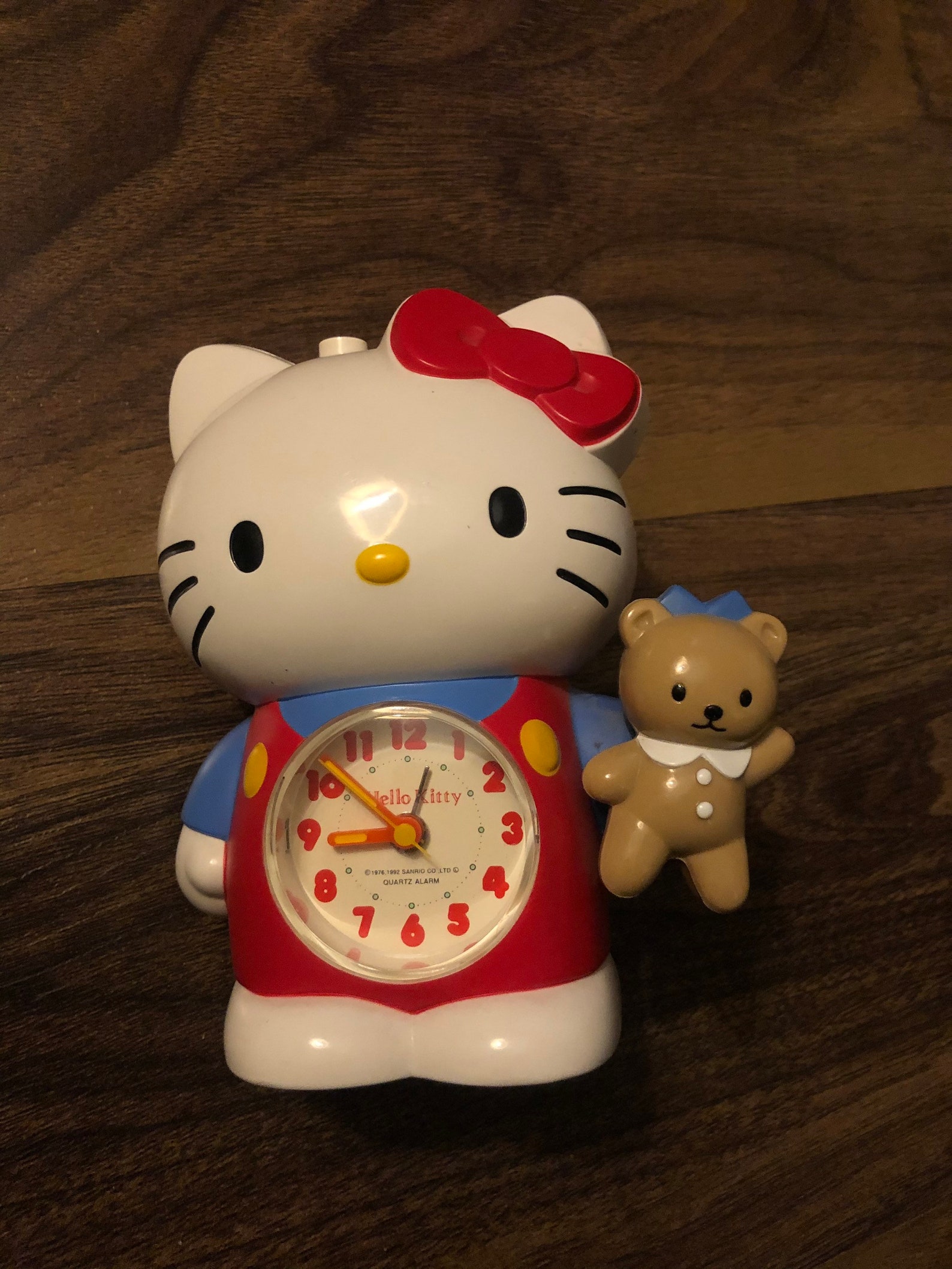 Vintage Hello Kitty Alarm Clock Sanrio 1992 Collectible Rare Etsy
