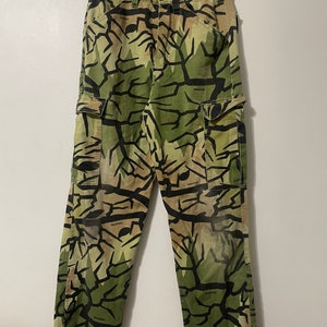 Vintage Predator Camouflage Pants Distressed 90s Streetwear