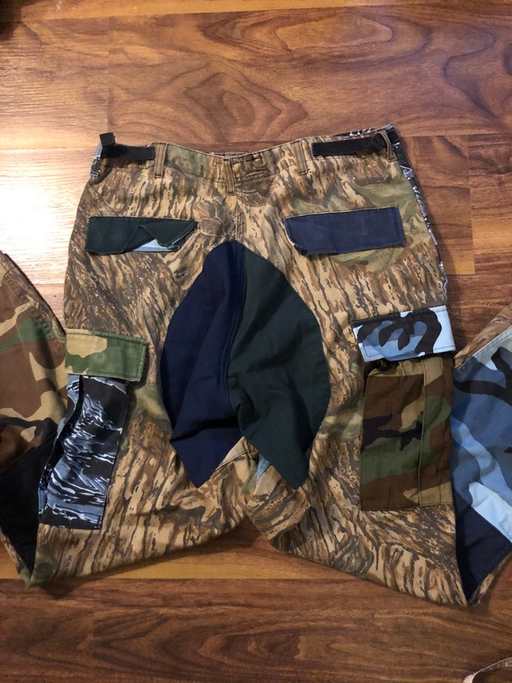 Vintage Camo Double Knee Cargo Pants - image 5