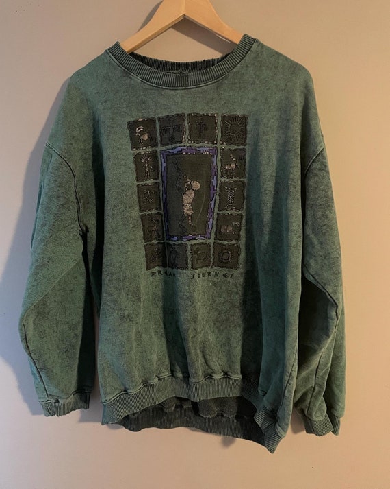 Vintage Dream Journey Crewneck Sweatshirt Stone Wa
