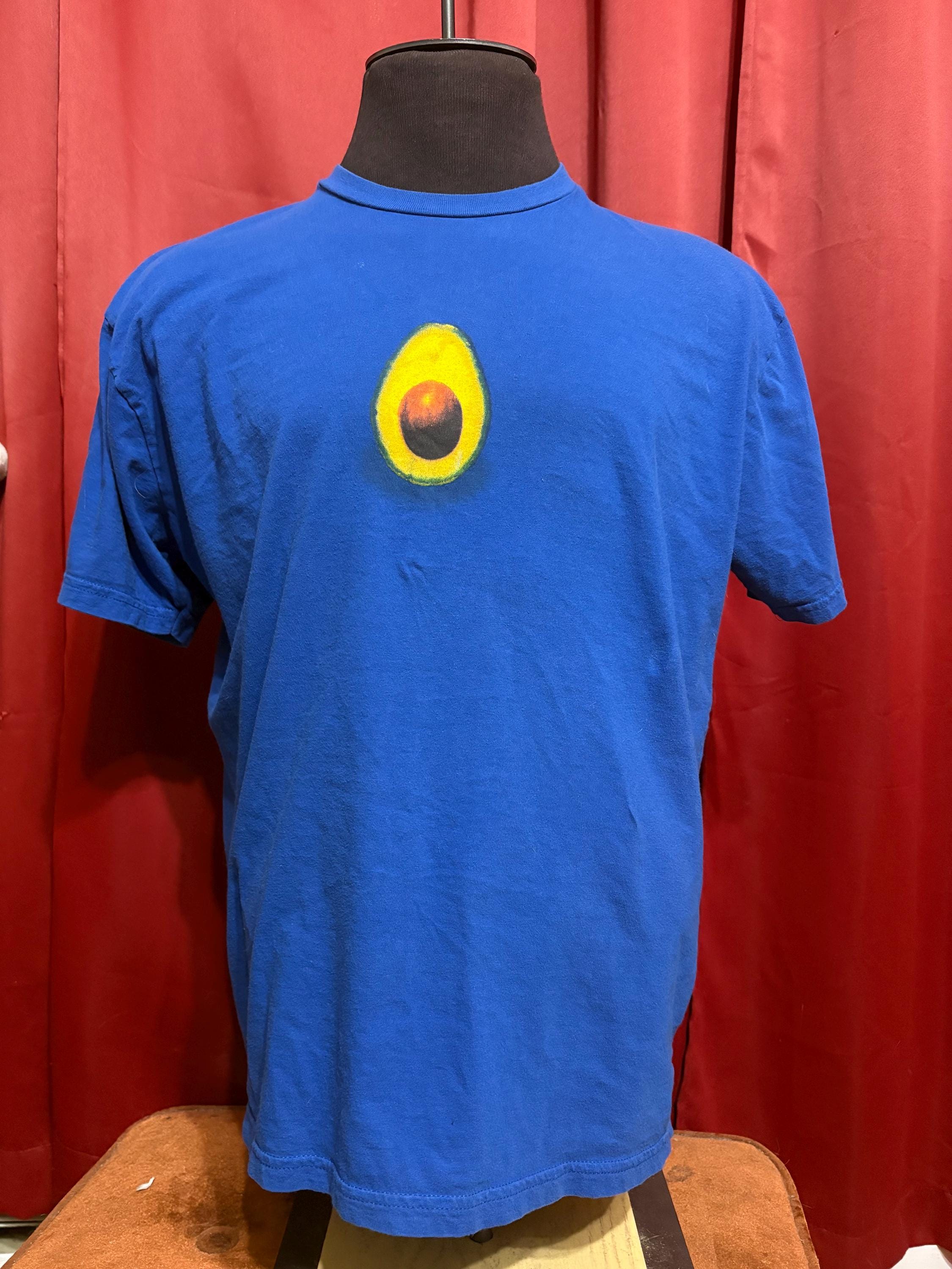 Vintage Pearl Jam Tshirt Avocado Logo Y2K Concert Tour Band Tee