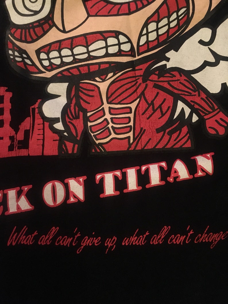Attack on Titan Anime Shirt Rare Graphic