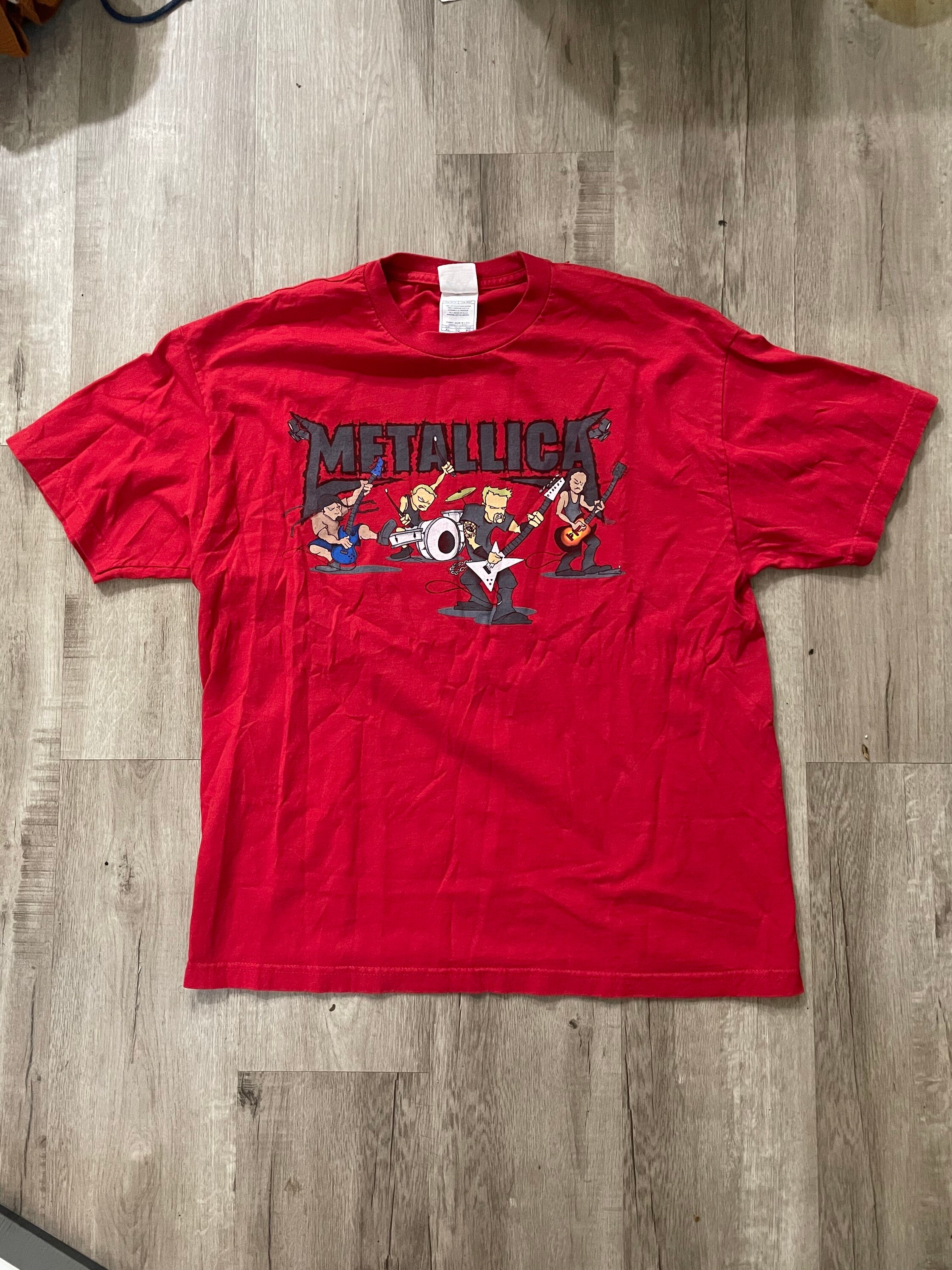 Metallica Madly in Anger With the World Tour Shirt Band Tees Heavy