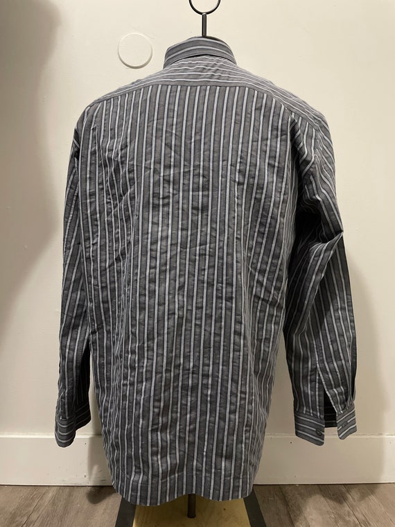 Vintage Issey Miyake Shirt Button Up Striped Desi… - image 2