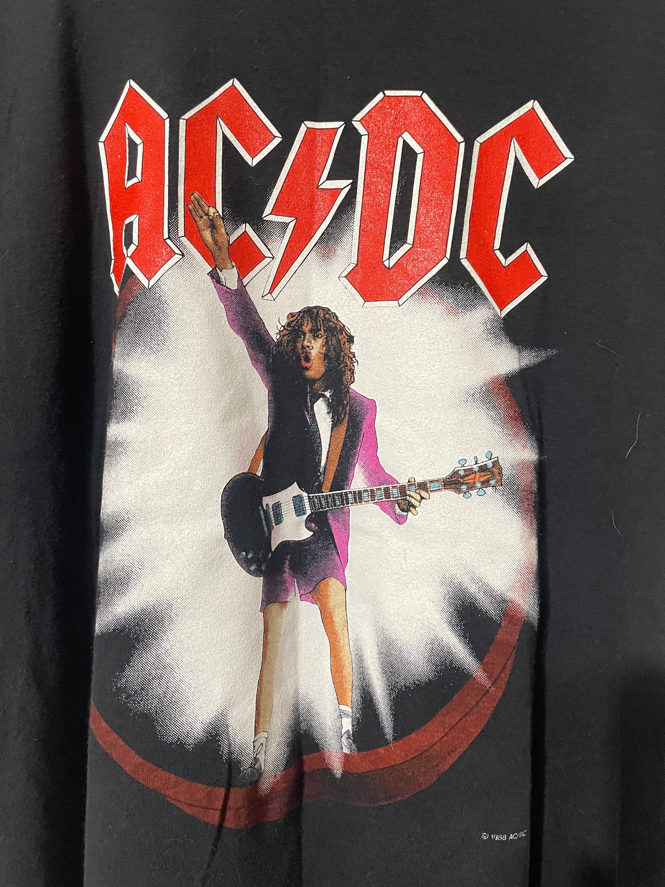Vintage AC/DC Shirt 80s Blow Your Video up Concert Tour Band Tee Grail ...