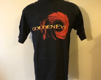 Vintage Goldeneye 007 movie promo shirt