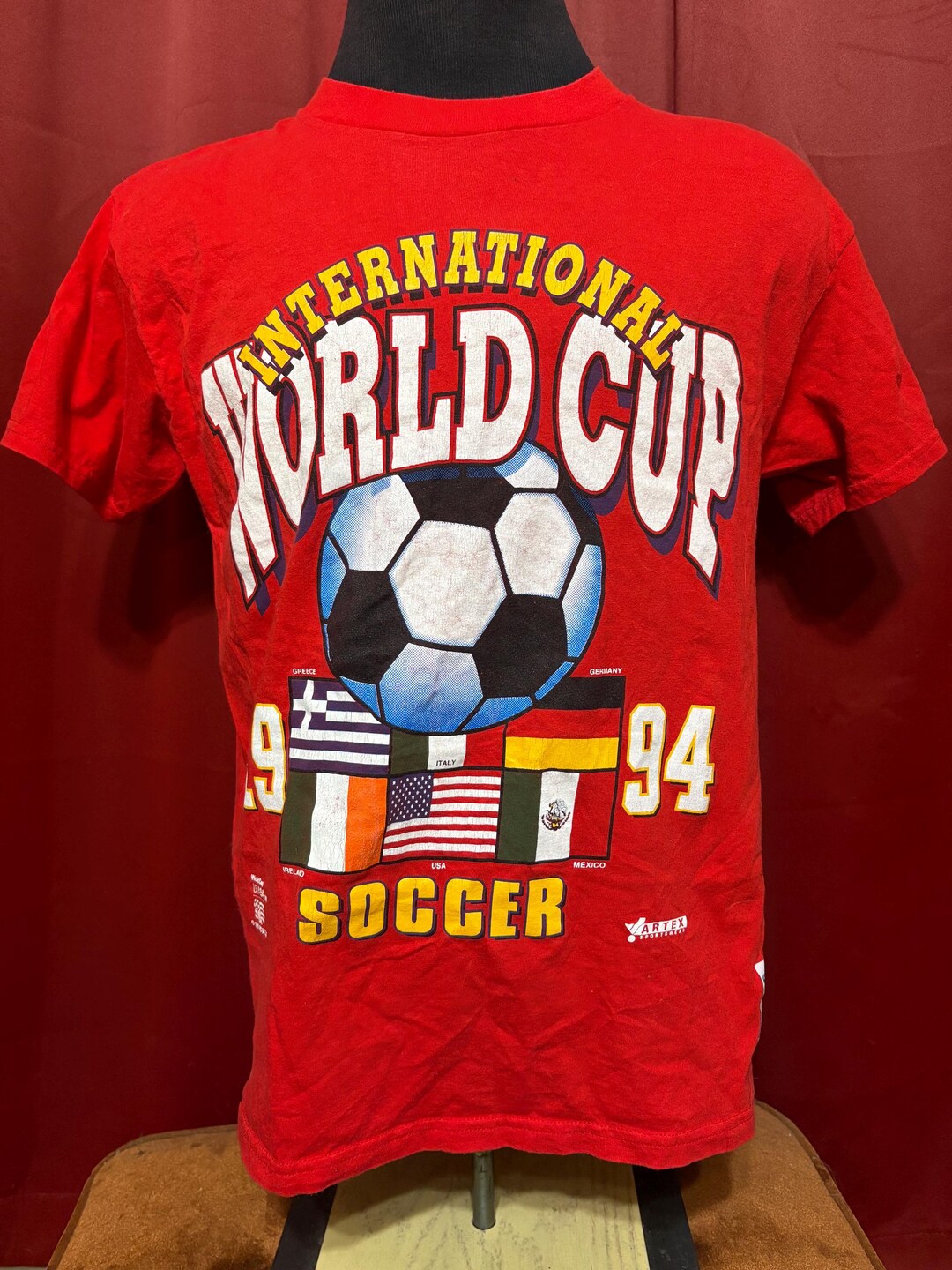 Vintage World Cup Soccer Tshirt 90's Football Sportswear - Etsy Israel