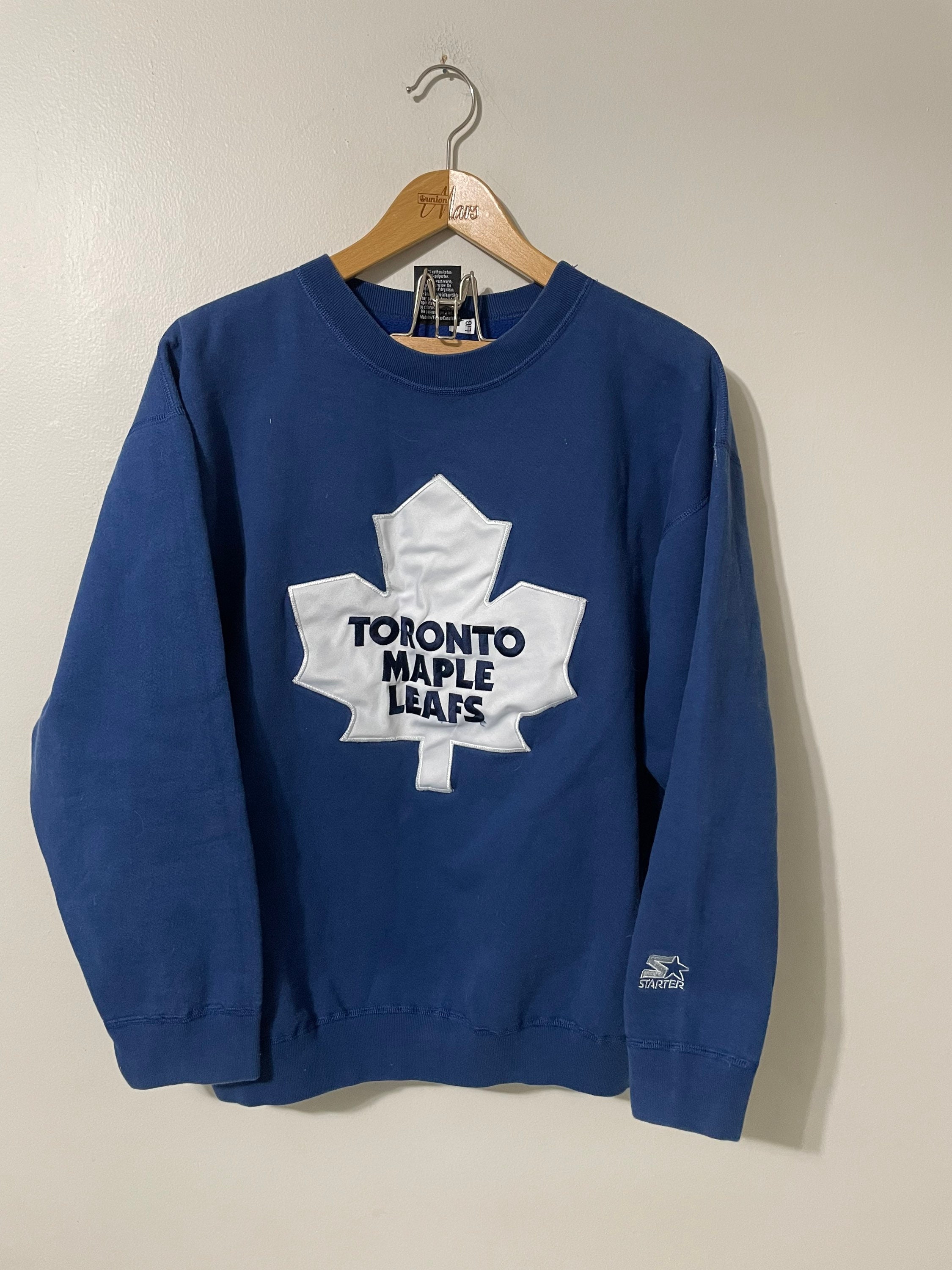 NWT Toronto Maple Leafs NFL Hockey Long Sleeve Hoodie Sweatshirt Youth XL  New