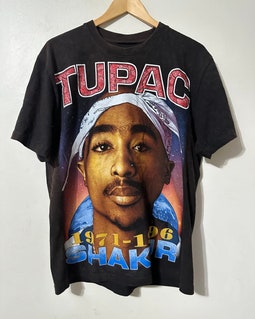 Vintage Tupac Shakur Bootleg Rap Tee the Roxx Y2K Streetwear - Etsy
