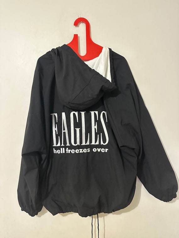 Vintage Eagles Band Concert Tour Jacket 90s Hell Freezes Over