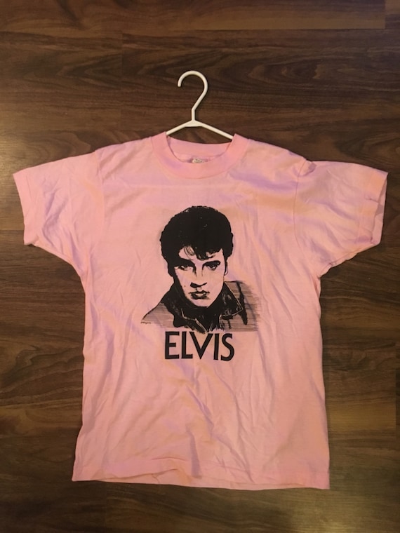Vintage Elvis Presley Tshirt Pink