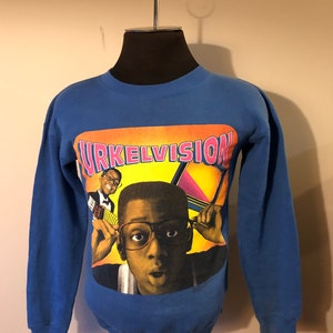 Vintage Steve Urkel Sweatshirt UrkelVision 90s Family Matters TV Show Vintage Television Grail