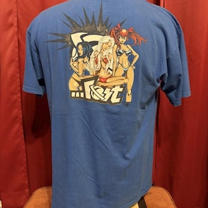 Vintage Lost Enterprise Tshirt Y2K Surf Skateboard Tee Anime Girls