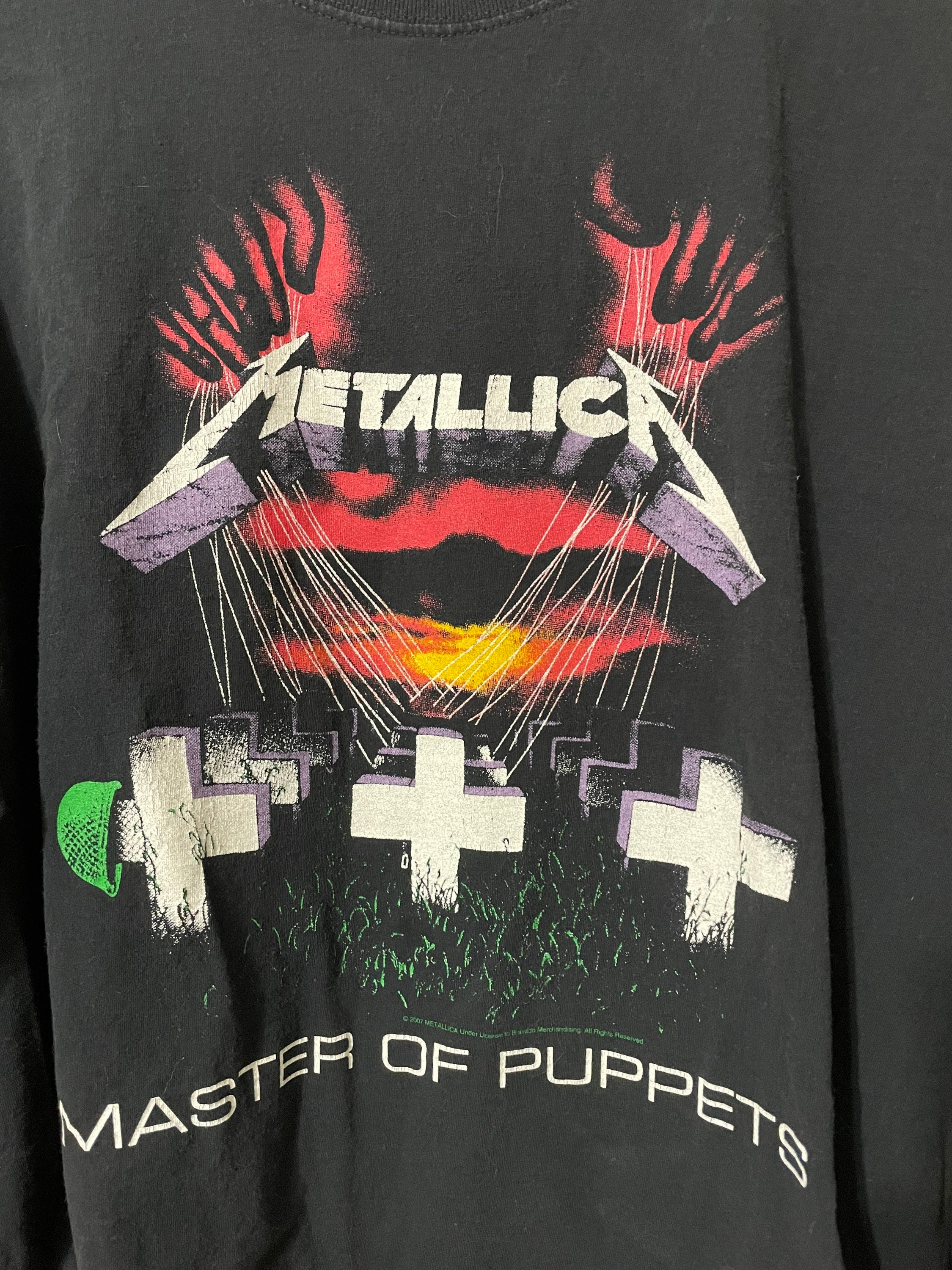 llica Master of Puppets Tシャツ Amazon.com: Metallica Unisex Tee: Master of Puppets Tracks