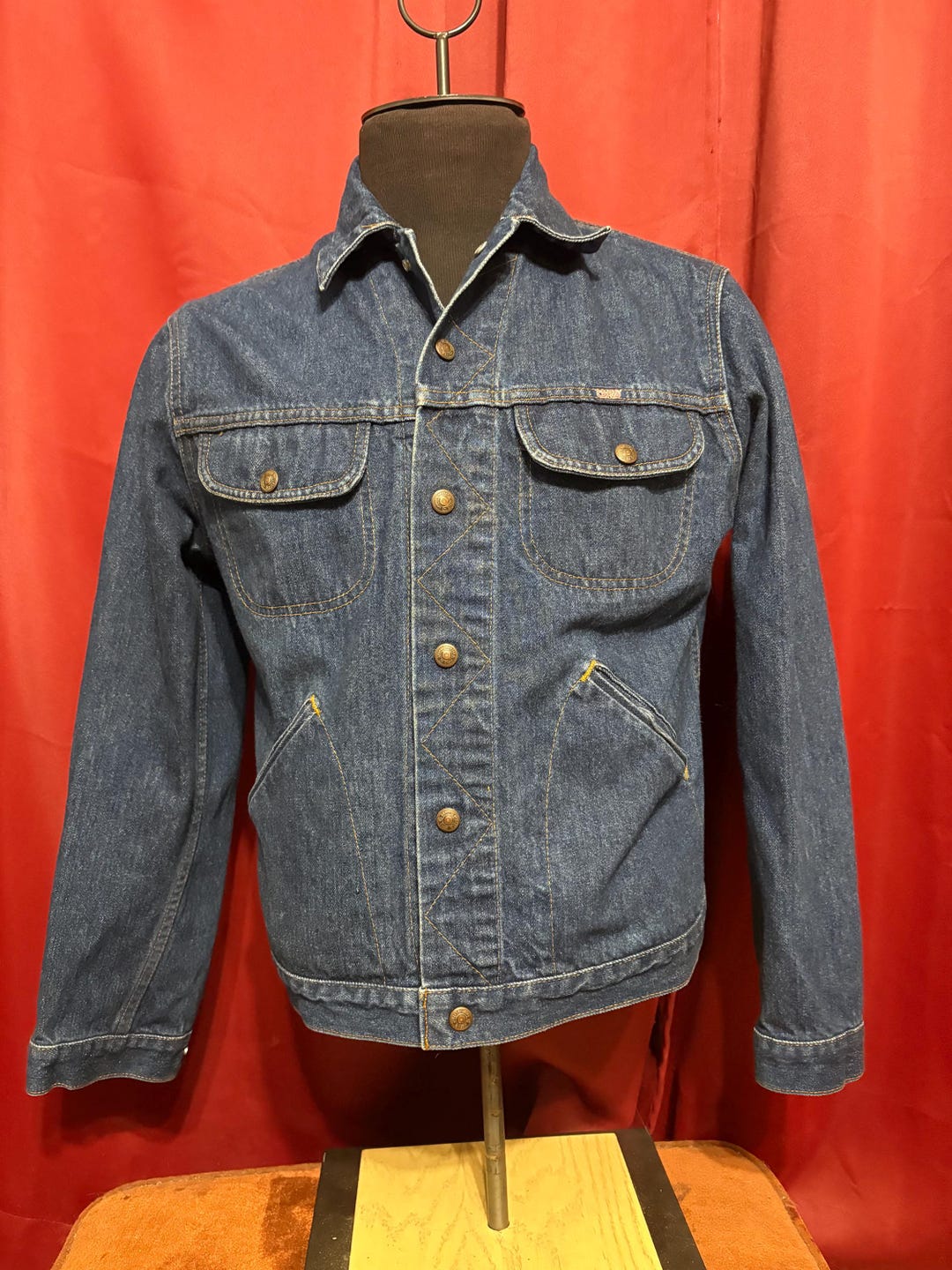 Vintage GWG Jean Jacket 90's Great West Garment Co Denim Coat