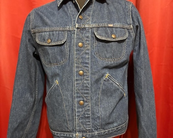 Vintage GWG Jean Jacket 90’s Great West Garment Co Denim Coat Western Workwear