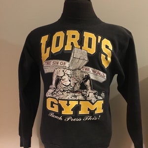 Vintage 90's Lord's Gym Sweatshirt - Etsy UK