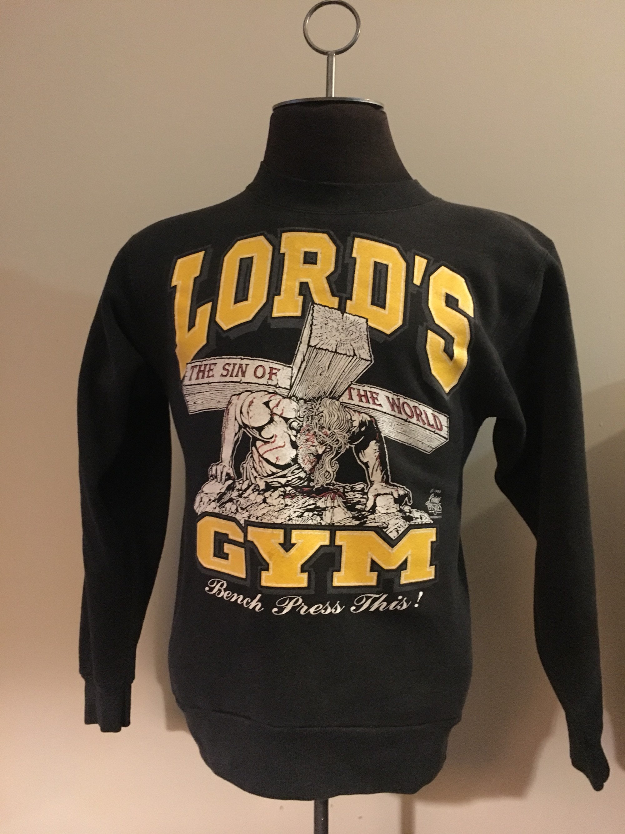LORD´S GYM 1990年製ヴィンテージ キリスト ジーザス 十字架-