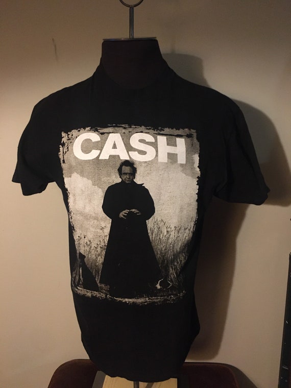 Vintage Johnny Cash Tshirt Rick Rubin 90s Grail | Etsy