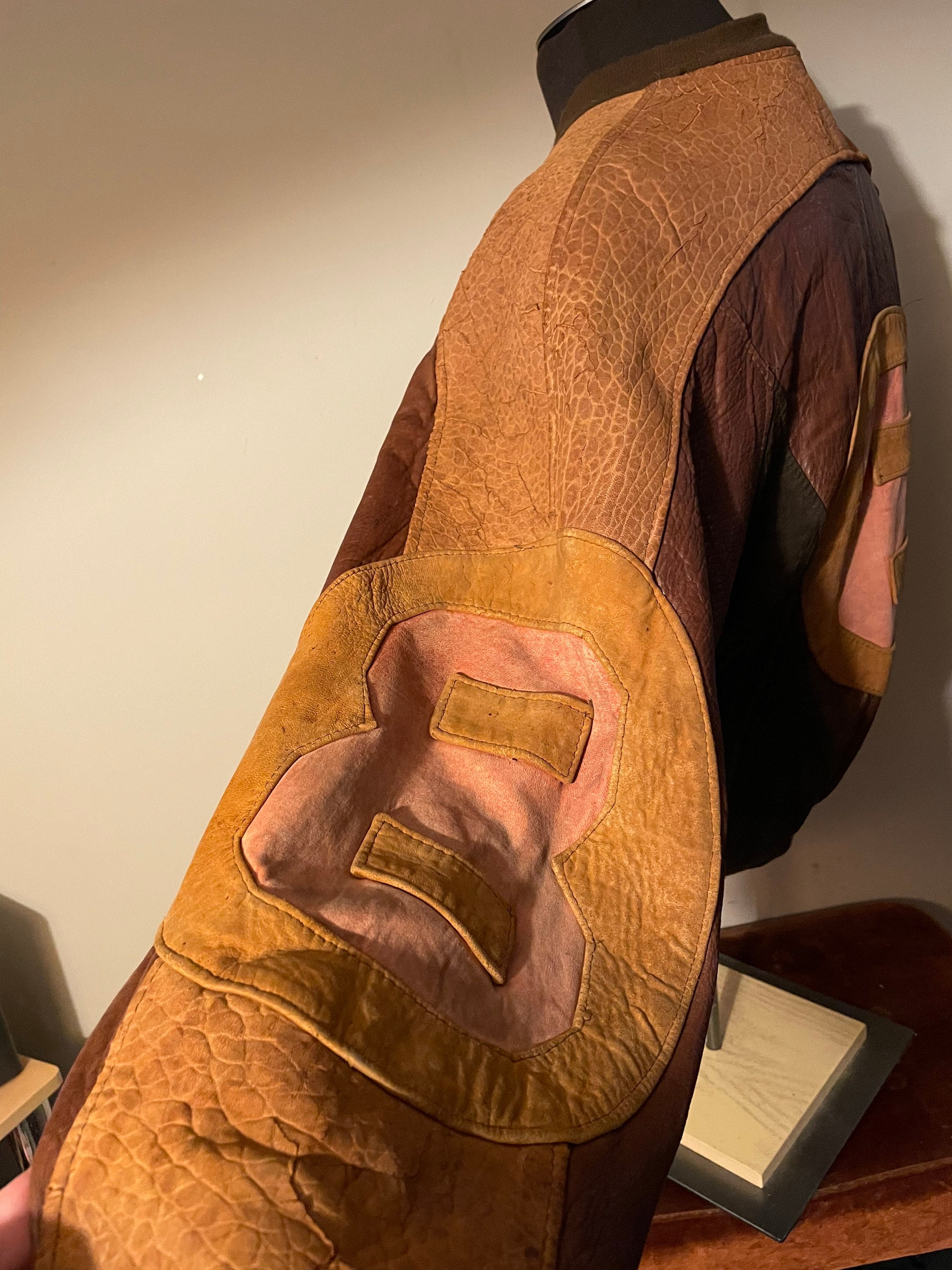 マイケルホーバンWHERE MI8ボールレザージャケット革ジャンXLヴィンテージ