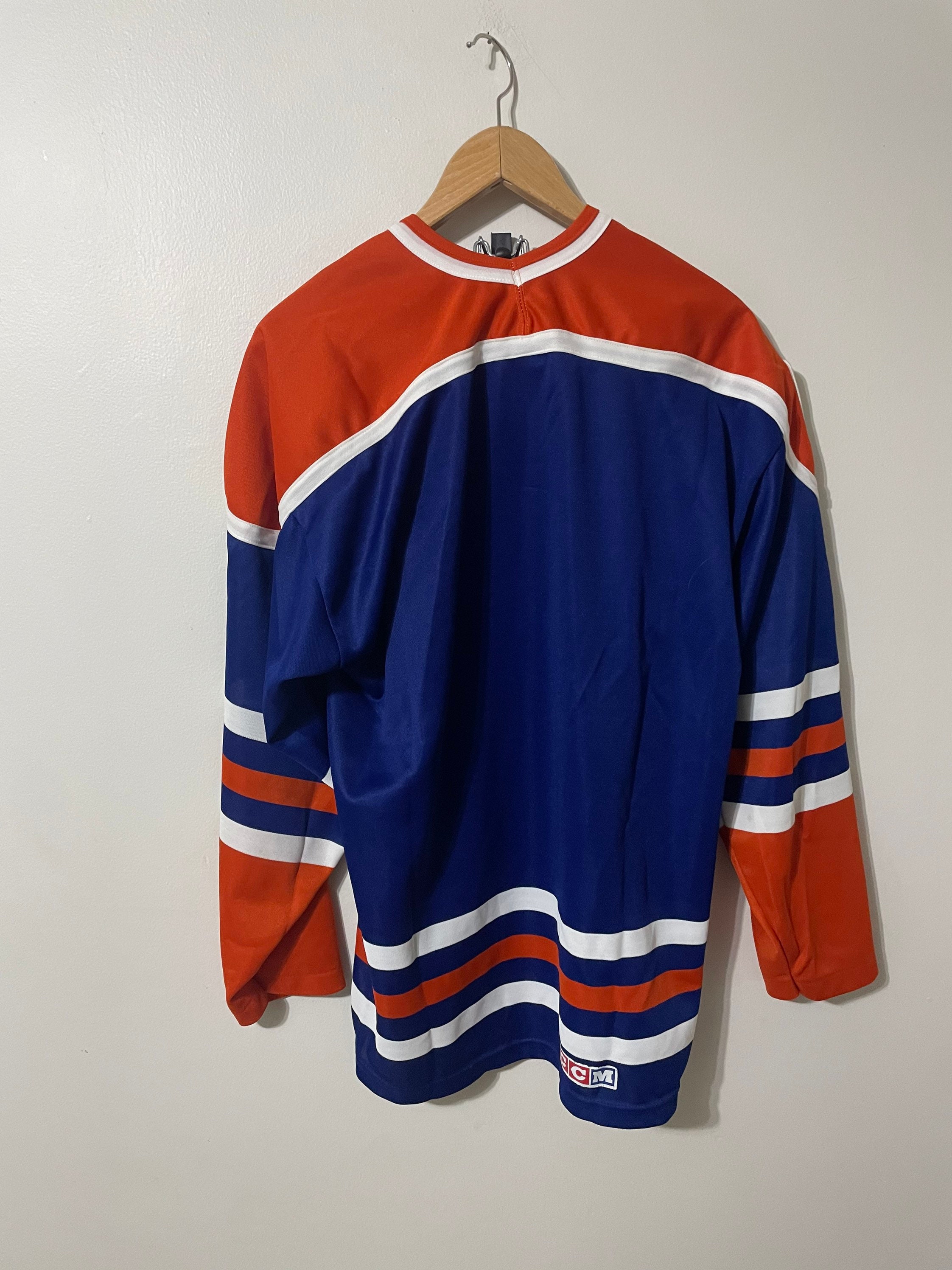 Vintage Edmonton Oilers Jersey 10th Anniversary 80s NHL CCM Maska - Etsy