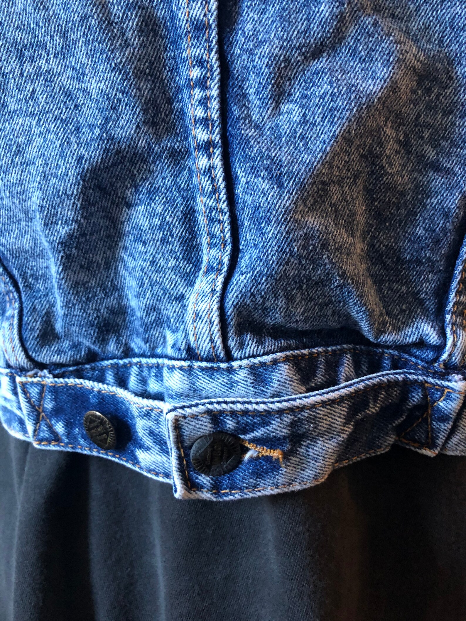 Vintage Acid Wash Jean Jacket Cropped Rainbow Clothing Co Etsy