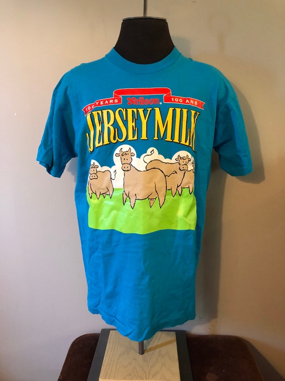 Vintage Jersey Milk Chocolate Bar Shirt Neilson Gem