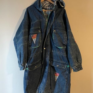 Mens denim deals duster