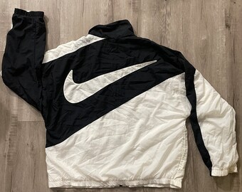 Apéndice diferente Clancy Vintage Nike Windbreaker Big Swoosh 90s Colour Block Grail - Etsy