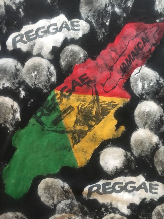 Bob Marley Sun Island Print All Over Tshirt Mosqu… - image 2